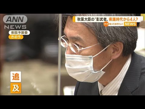 “影武者”疑惑の秋葉大臣　県議時代から“4人”？(2022年11月30日)