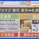 【解説】飛行機代が半額?6年ぶり“土日クリスマス”は「早割」で旅行がお得に 背景に全国旅行支援?｜TBS NEWS DIG