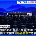 COP27　途上国向け基金設立で合意　気候変動による「損失と損害」を支援｜TBS NEWS DIG