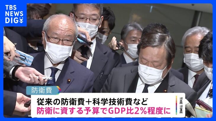 「防衛費と補完する取り組みでGDP比2%に」 岸田総理が初めて水準を明言｜TBS NEWS DIG