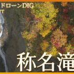 落差日本一　称名滝を彩る紅葉【JNN 紅葉ドローンDIG】｜TBS NEWS DIG