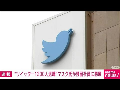 Twitter想定外の退職者数　慌てた？マスク氏、残留社員に懇願(2022年11月19日)