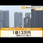 東京都心の中古マンション　平均価格が“1億円超”…上昇続く？　カギは“金融政策”(2022年12月26日)