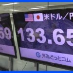 【速報】一時1ドル＝133円台　外国為替市場で急速に円買い・ドル売り進む　ＦＲＢ利上げペース減速意識　米「雇用統計」発表控え｜TBS NEWS DIG