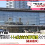 【来年度予算案】一般会計“114兆円3800億円程度”方針固める