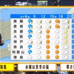 【12月13日(火)】火曜日は「雨のち強風」水曜日以降は『真冬の寒さ』！北部は積雪注意【近畿地方】