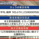 【12月14日の株式市場】株価見通しは？ 河合達憲氏が解説