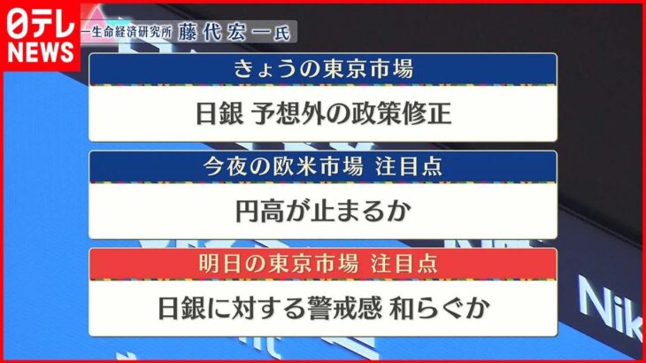 【12月20日の株式市場】株価見通しは？藤代宏一氏が解説