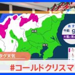 【12月24日 関東の天気】コールドクリスマス 服装は完全防寒で｜TBS NEWS DIG