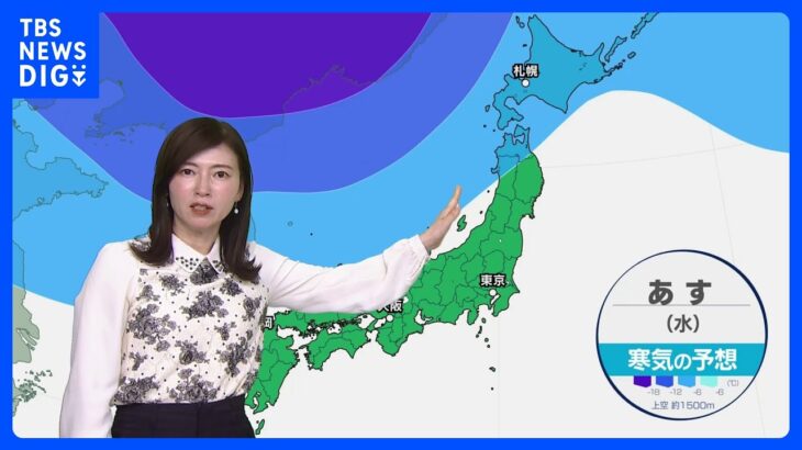 明日の天気・気温・降水確率・週間天気【12月27日 夕方 天気予報】｜TBS NEWS DIG
