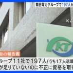 関西電力グループが国家資格を不正取得　社員197人が　原子力発電所の関連工事に関与も｜TBS NEWS DIG