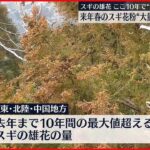 【スギ花粉】2023年春“大量飛散”の見通し ここ10年で“最大”