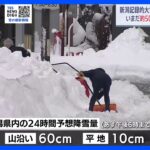 記録的大雪の新潟では25日にかけ山沿いで降雪60センチ予想　いまだ約5300戸で停電も｜TBS NEWS DIG