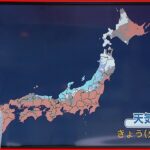 【天気】関東から西の太平洋側は日差し戻る 北日本や東北は雨や雪