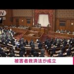 【速報】被害者救済法が成立　参院本会議で与野党の賛成多数(2022年12月10日)