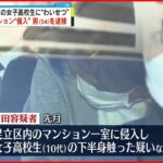 【逮捕】寝ている女子高校生の尻を…マンション“侵入”の男 東京・足立区