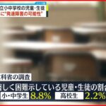 【“発達障害の可能性”児童・生徒】全国の公立小中学校通常学級に8.8％