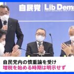 与党税制改正大綱きょう決定へ　増税の開始時期は示されず｜TBS NEWS DIG