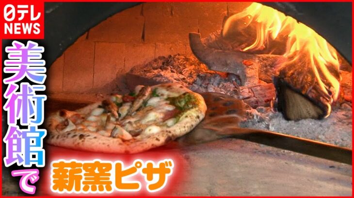 【本格】薪窯ピザを美術館で！千葉のおいしいものてんこもり　湖畔を臨む絶景レストラン