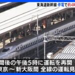 乗客「最悪、あすは仕事を休みにしようかと」東海道新幹線 上下線で約4時間の運転見合わせ｜TBS NEWS DIG