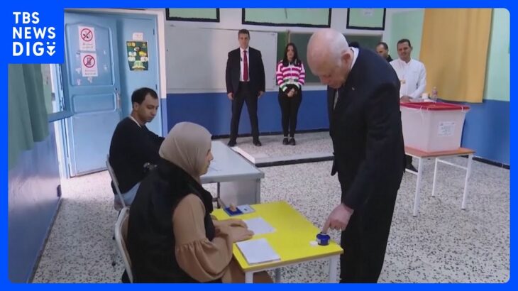 大統領が権力強化進めるチュニジアで議会選　投票率は「アラブの春」以降最低｜TBS NEWS DIG