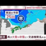 【関東の天気】寒さ本番　週末は再び大雪・吹雪警戒(2022年12月20日)