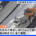 国道の通行止め全て解除も混乱続く　大雪で車立往生の新潟｜TBS NEWS DIG