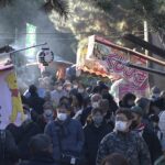 京都・北野天満宮で「終い天神」…１年を締めくくる縁日　露店数は例年の７～８割ほど（2022年12月25日）