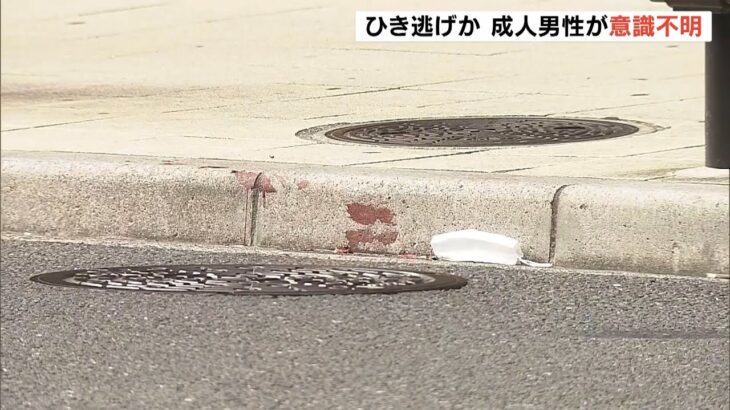 早朝の『ひき逃げ事件』成人男性が意識不明…大阪・堺筋で発生　逃げた車の行方を捜査（2022年12月27日）