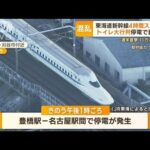 東海道新幹線“4時間ストップ”　再開後にぎゅうぎゅう詰め…怒号も「死人が出るぞ」(2022年12月19日)