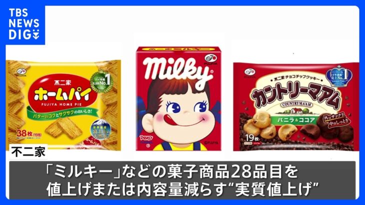 【速報】「ミルキー」7粒→6粒に　不二家“値上げ” 来年3月から｜TBS NEWS DIG