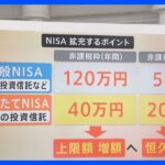 税制改正でNISAどう変わる？そもそもやるべき？やめるべき？「上限フルに使わなくても良い」｜TBS NEWS DIG