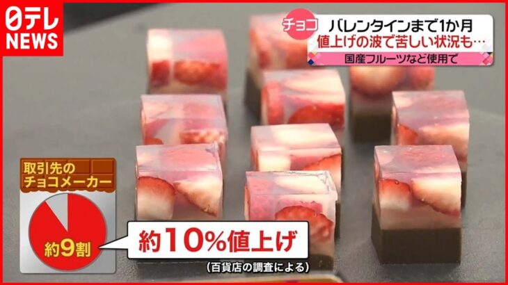 【バレンタインまで1か月】チョコにも“値上げの波” 乗り越える工夫とは