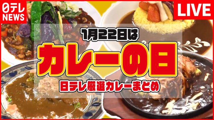 【カレーまとめ】1月22日は「カレーの日」/横浜で人気の肉盛りスタミナカレー/新たなカレーの街・高円寺/町で評判の愛されグルメ　など（日テレNEWS LIVE）