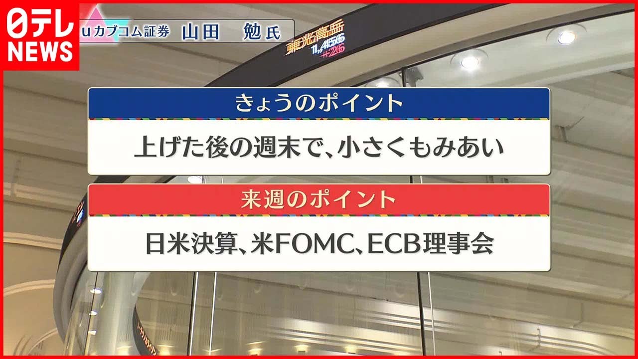 【1月27日株価市場】株価見通しは? 山田勉氏が解説