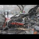 ウクライナ内相ら乗ったヘリ墜落17人が死亡(2023年1月18日)