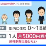 東京18歳以下に月5000円程度給付へ…少子化対策につながる?専門家「効果はあったとしても限定的」【news23】｜TBS NEWS DIG