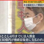 【元理事長の男2人逮捕】社会福祉法人経営権めぐり預金約5億7000万円を不正送金・着服