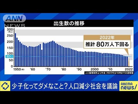 少子化は絶対ダメなこと？異次元の対策の効果は(2023年1月13日)