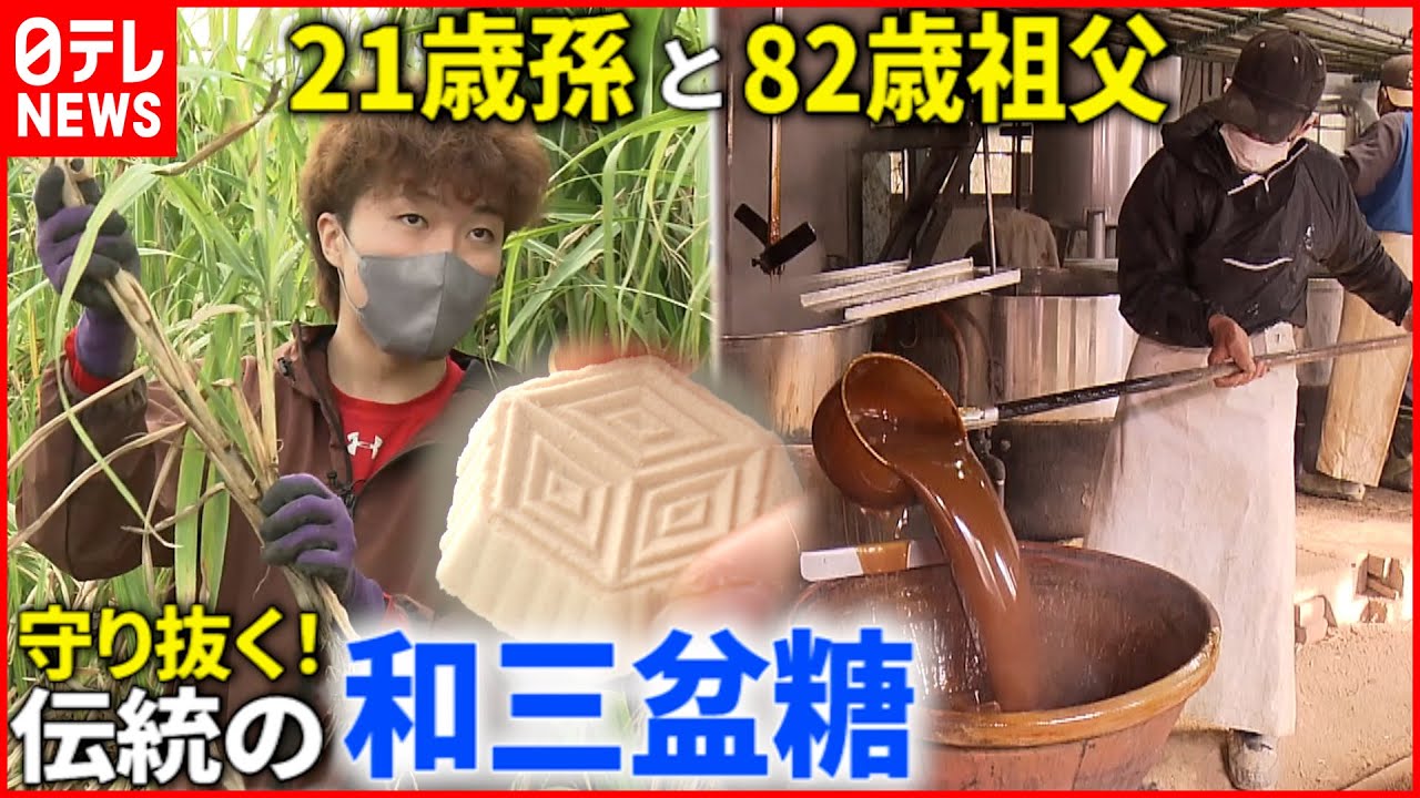 【220年の歴史】”阿波和三盆糖”を守る！老舗製糖所 家族の奮闘　徳島　NNNセレクション