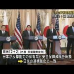 日米「2＋2」日本の安保政策転換を米国が支持(2023年1月12日)