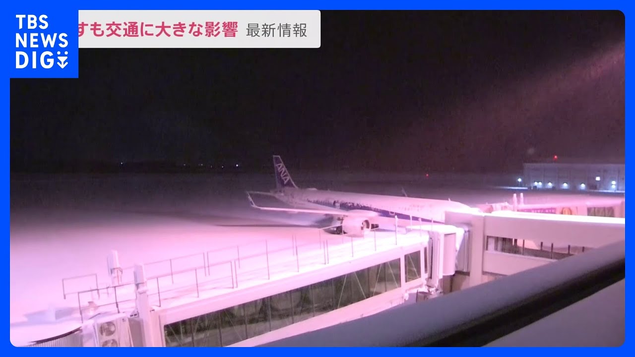 【交通・物流】“最強寒波”で空の便230以上欠航　ヤマト運輸、佐川急便は一部地域で配送・集荷を停止、全国的に配送遅れの可能性も｜TBS&nbsp;NEWS&nbsp;DIG