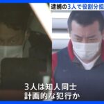 金庫から3000万円奪い逮捕の男3人　計画的な犯行か　2人が押し入り1人が逃走車両で待機か　茨城・古河市｜TBS NEWS DIG