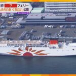 燃料はＬＮＧ・液化天然ガス！日本初のフェリーがお披露目　豪華な設備で「世代を越えた船旅を」