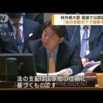 「法の支配」テーマに　林大臣が国連で公開討論開催(2023年1月13日)