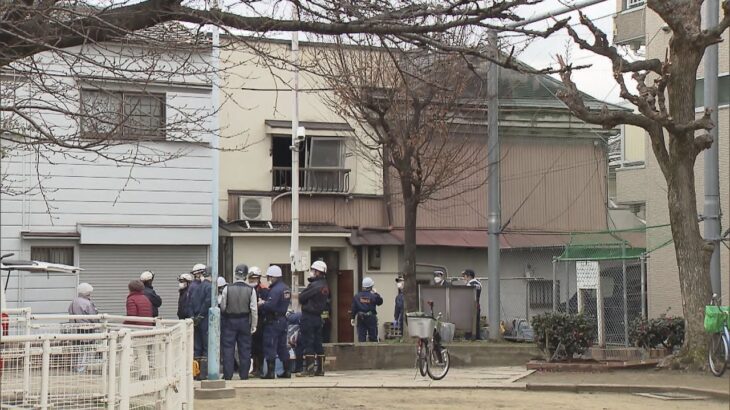 大阪市内で住宅火災相次ぎ、男性２人死亡