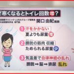 【解説】厳しい寒さ…近くなるトイレ 医師が勧める「尿トレ」