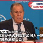 【ロシア外相】「停戦交渉はあり得ない」 日露関係にも言及「日本が接触を凍結した」