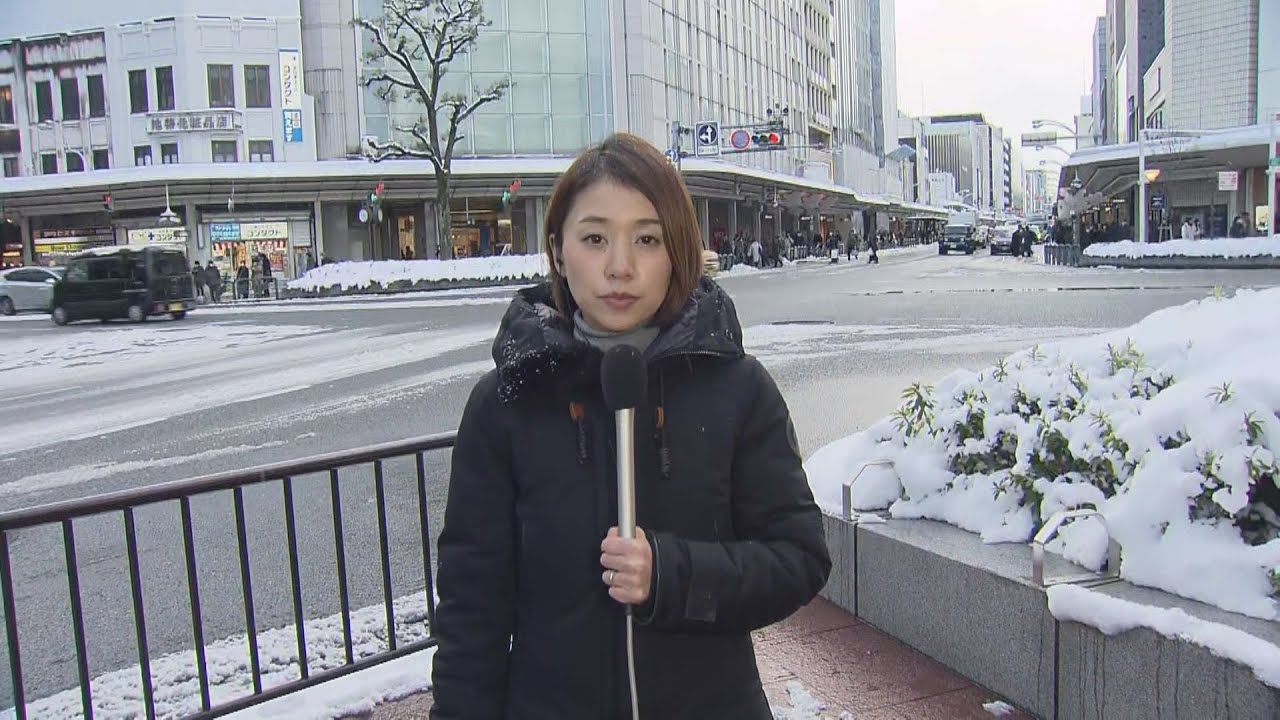 京都市中心部も約１０ｃｍの積雪　雪による転倒などで２２人けが　今後も雪が降り、再び凍る可能性も