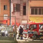 「爆発音が聞こえた」大阪市西成区の共同住宅とみられる建物で火災　男性４人が重軽傷